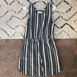 Old navy striped linen dress